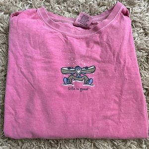 Life is good snowboard shirt